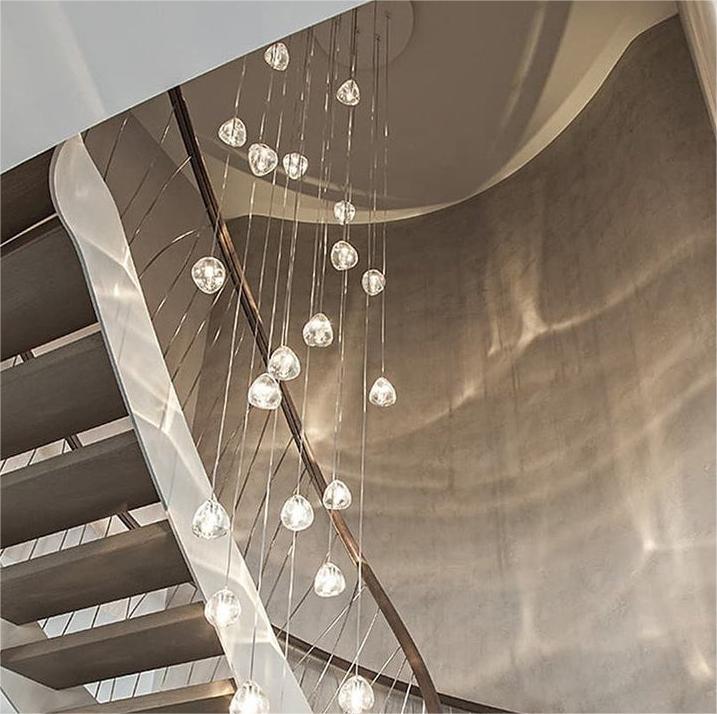 clear bubble chandelier