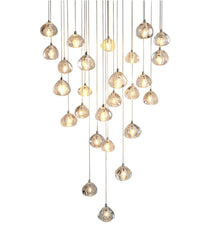 Thumbnail for clear glass bubble chandelier