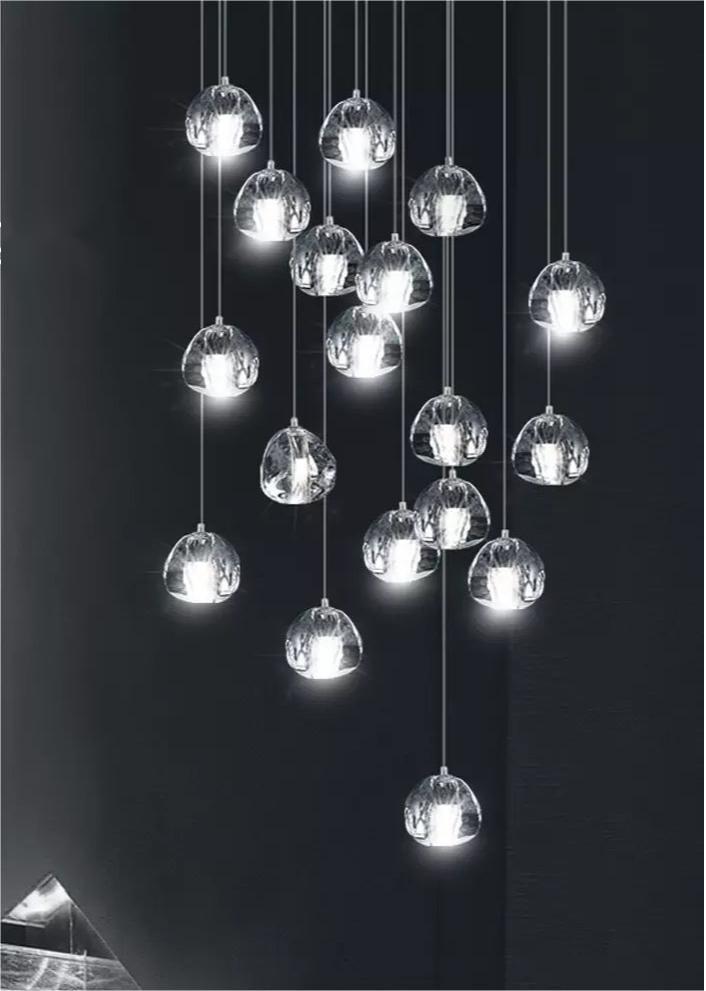 modern crystal pendant lights