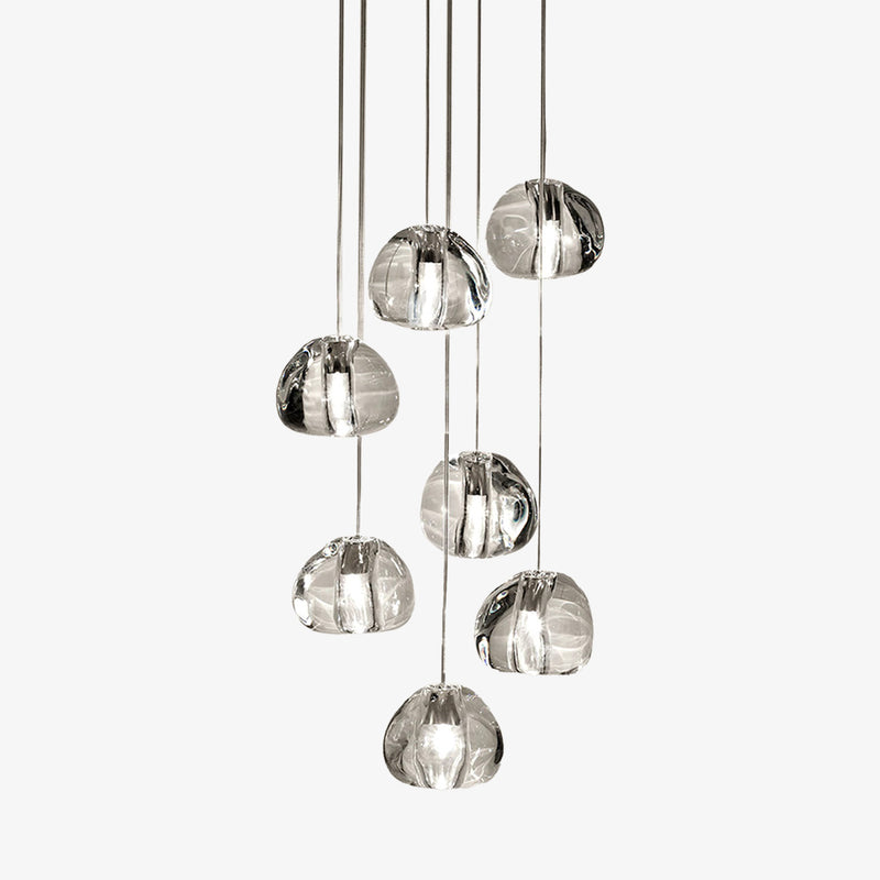 bubble light chandeliers