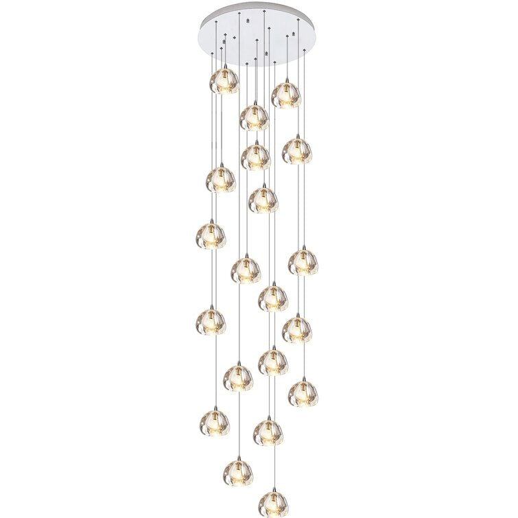 bubble light chandeliers