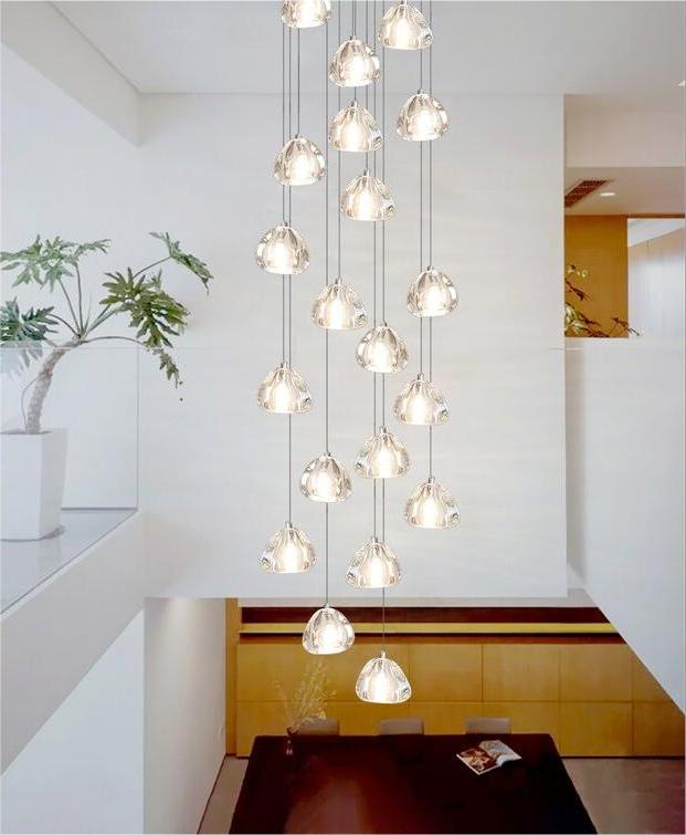 hanging crystal lights