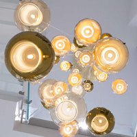 Thumbnail for glass bubble chandelier dining room