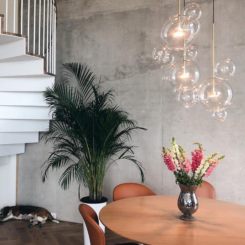bubble ball chandelier