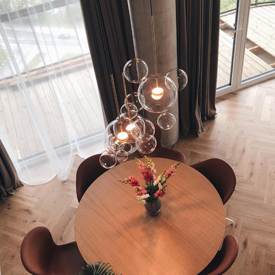 bubble chandelier