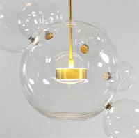 Thumbnail for clear glass bubble chandelier
