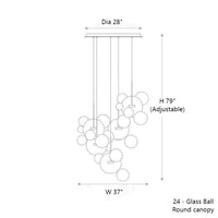 Thumbnail for unique bubble chandelier