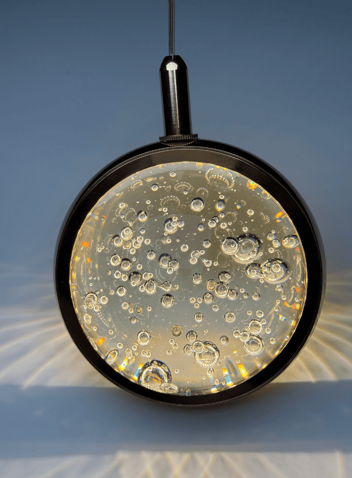 clear bubble chandelier