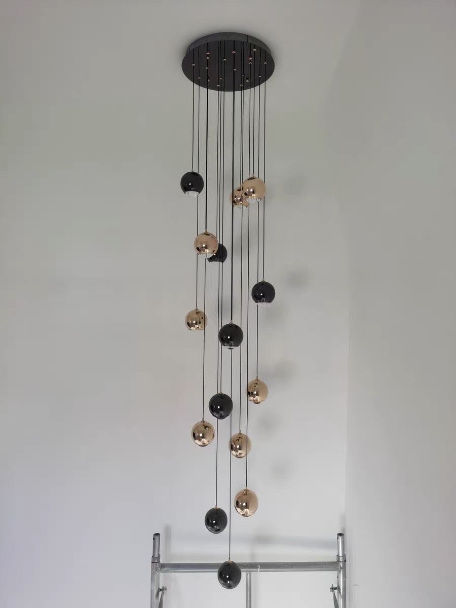 stair chandelier