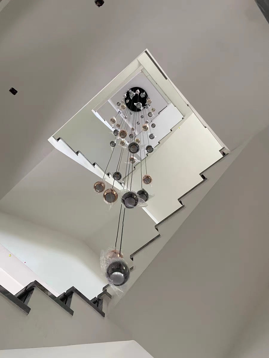 stair chandelier