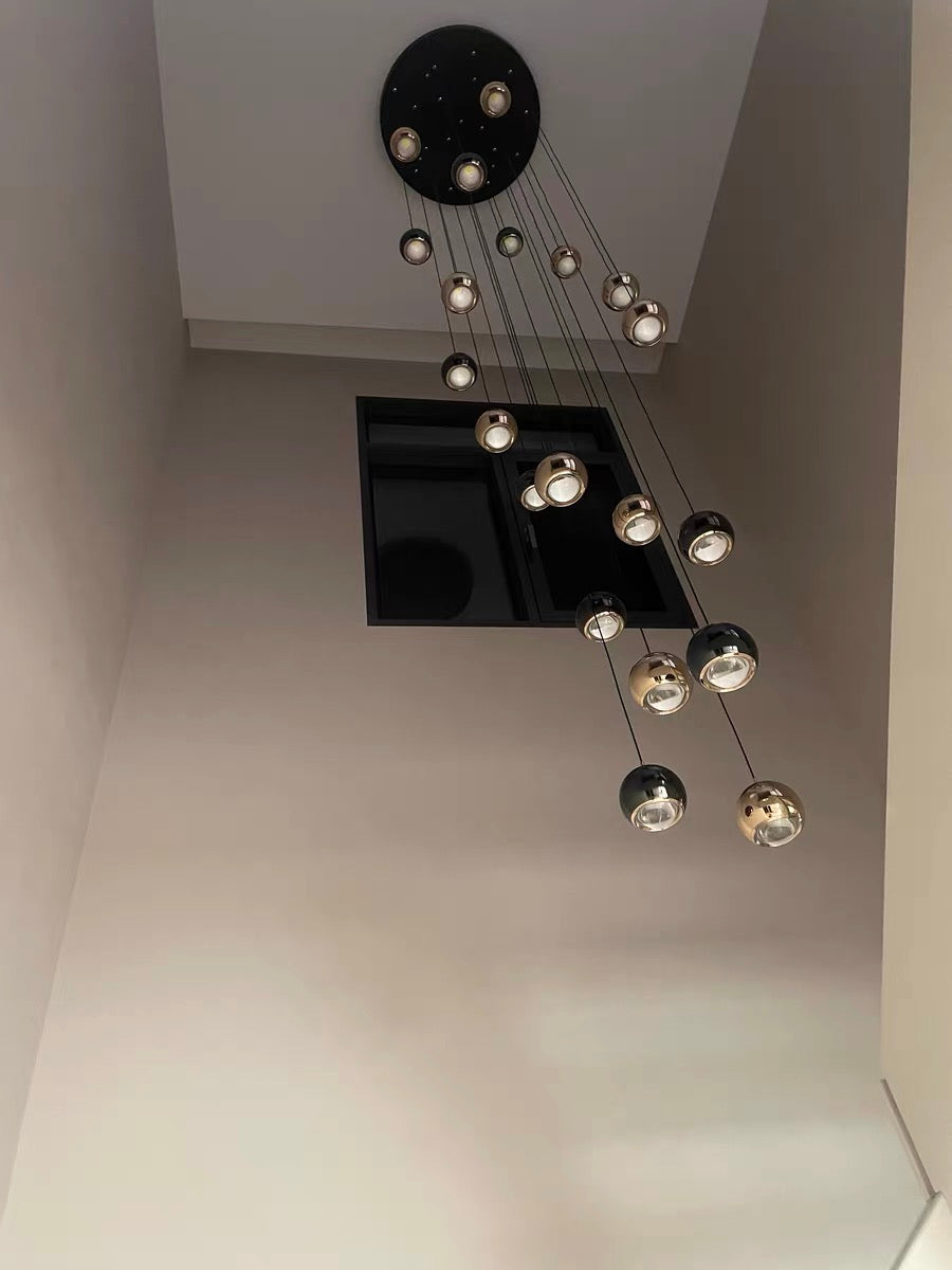 stair chandelier