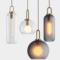 Thumbnail for Retro Industrial Style Frosted Glass Chandelier Pedant