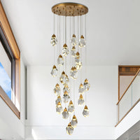 Thumbnail for gold crystal chandelier