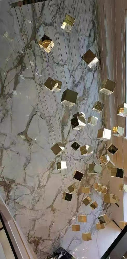 Personalized staircase chandelier