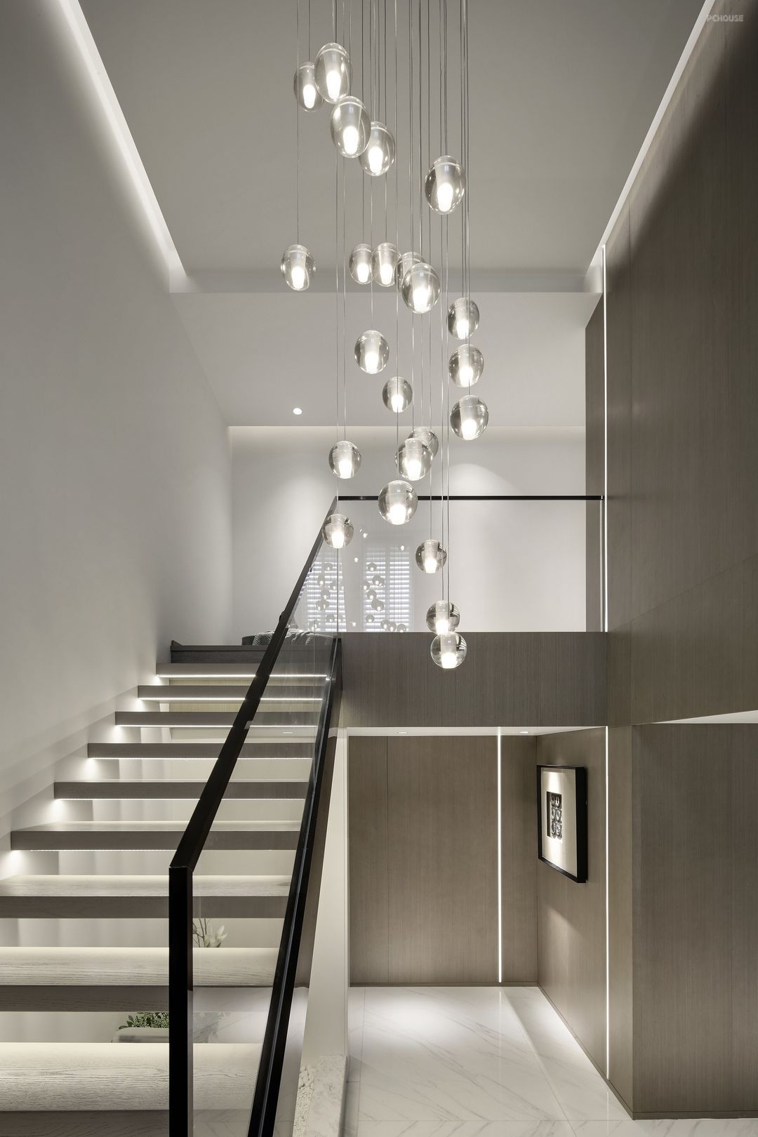 foyer chandelier modern