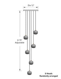 Thumbnail for Foyer and staircase crystal chandelier
