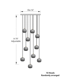 Thumbnail for Foyer and staircase crystal chandelier
