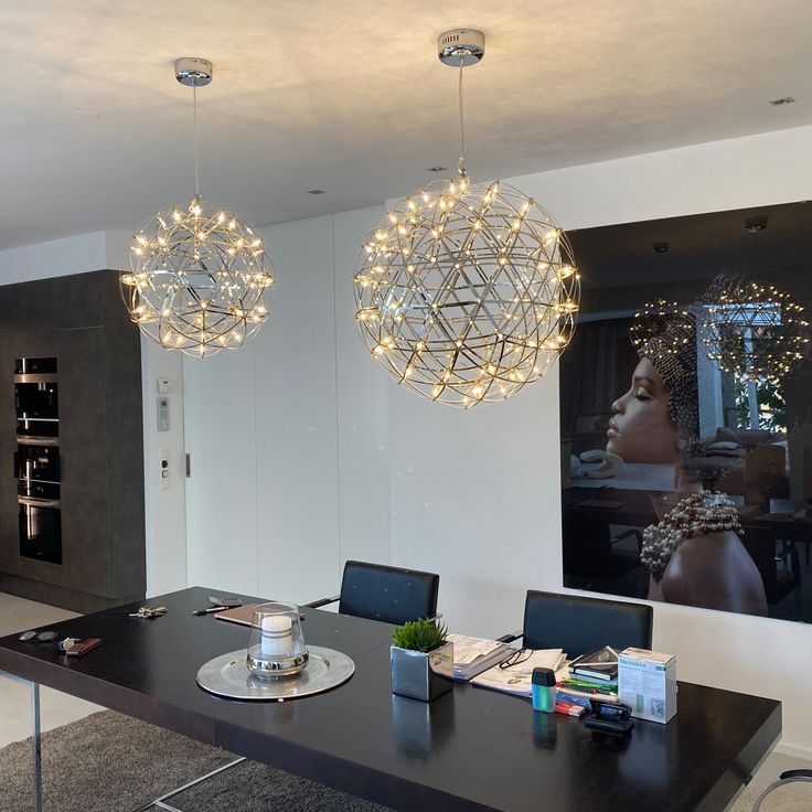 Nordic Gypsophila Sparkle Ball Star Chandelier