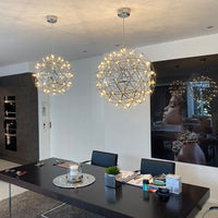 Thumbnail for Nordic Gypsophila Sparkle Ball Star Chandelier