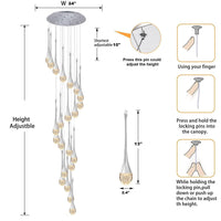 Thumbnail for foyer chandelier modern