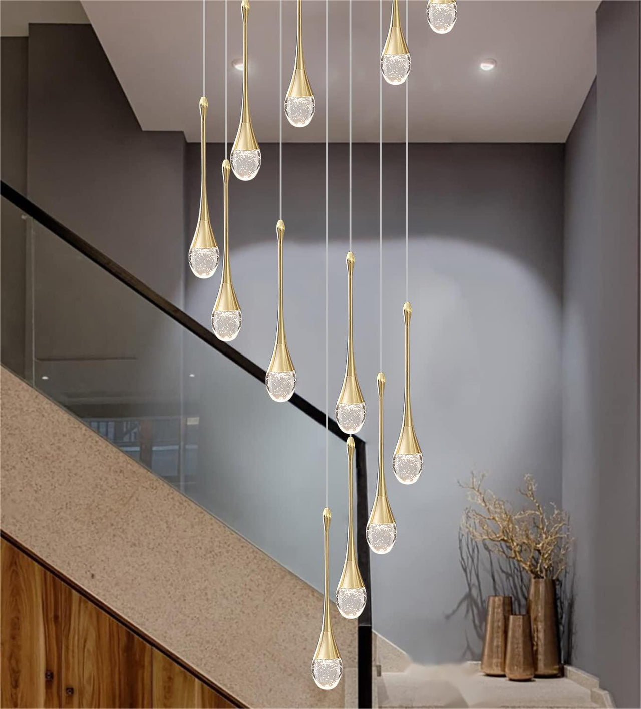 round crystal chandelier