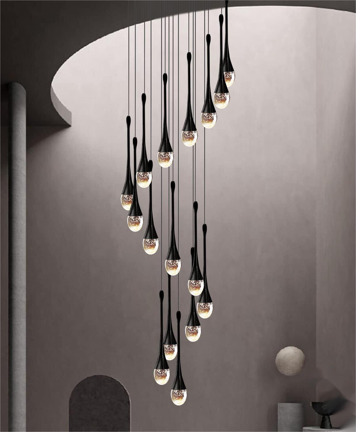 bubble ball chandelier
