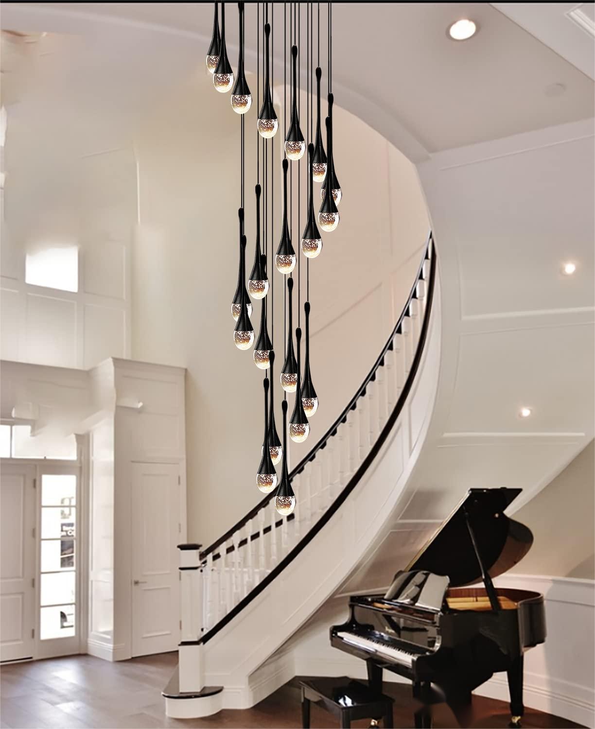 black crystal chandelier