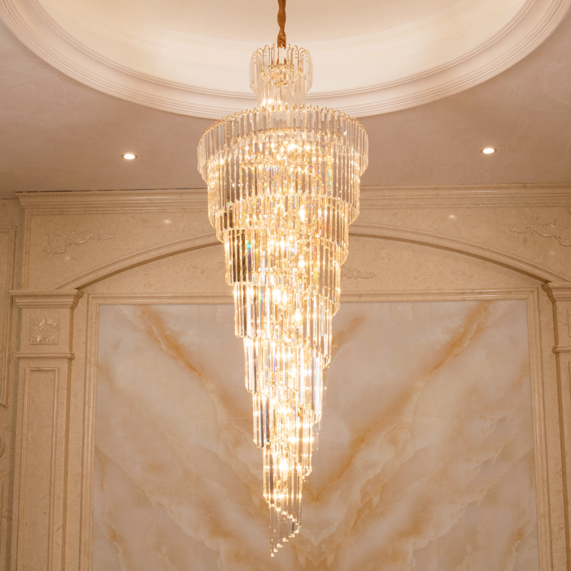 gold chandelier modern