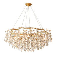 Thumbnail for simple brass chandelier