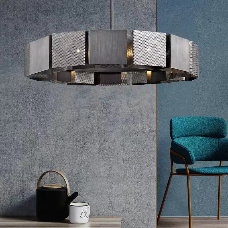Nordic Minimalist Round Chandelier
