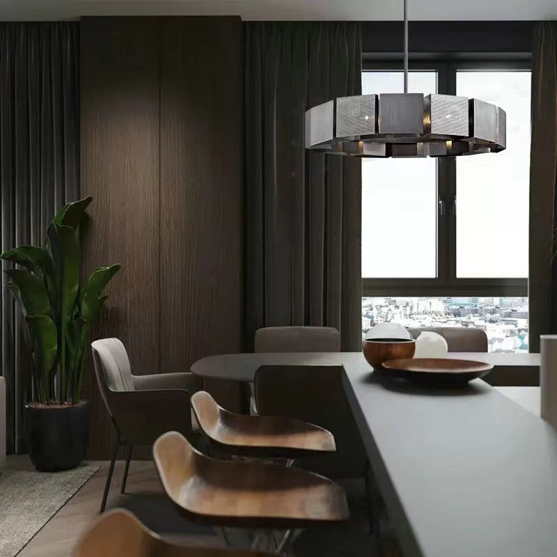 Nordic Minimalist Round Chandelier