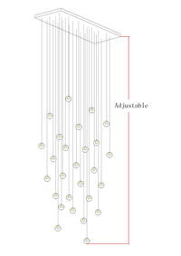 Thumbnail for foyer chandelier modern