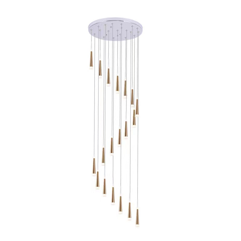 2-Story Foyer Pendant Meteor Light Staircase Chandelier