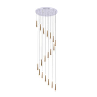 Thumbnail for 2-Story Foyer Pendant Meteor Light Staircase Chandelier