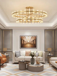 Thumbnail for All Copper Luxury Large Crystal Chandelier
