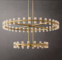 Thumbnail for All Copper Luxury Large Crystal Chandelier