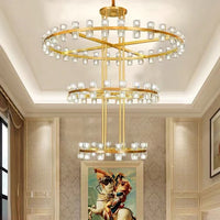 Thumbnail for All Copper Luxury Large Crystal Chandelier