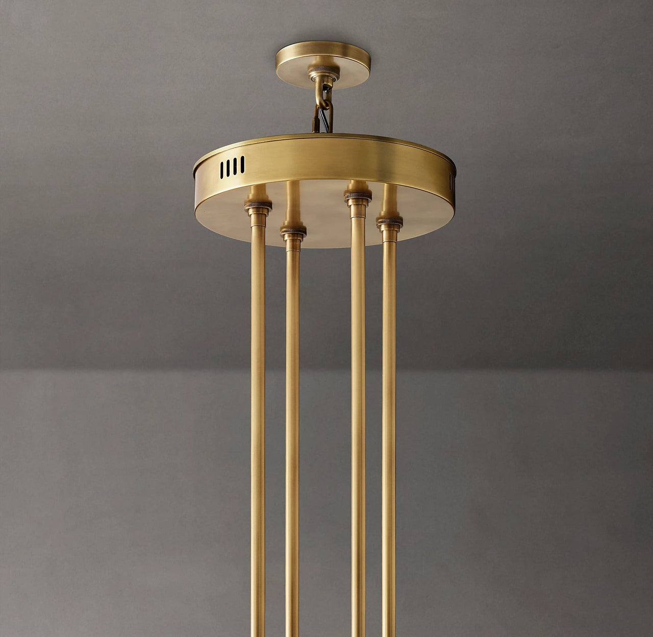 All Copper Luxury Large Crystal Chandelier