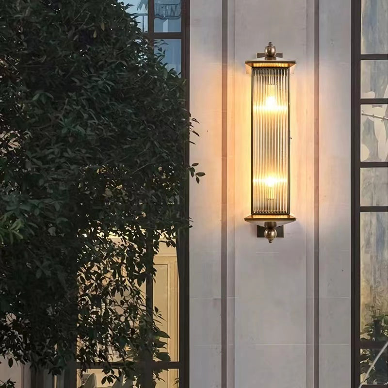 All Copper Outdoor Wall Light