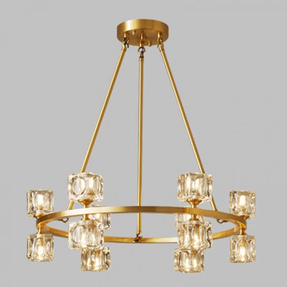 brass chandelier modern 
