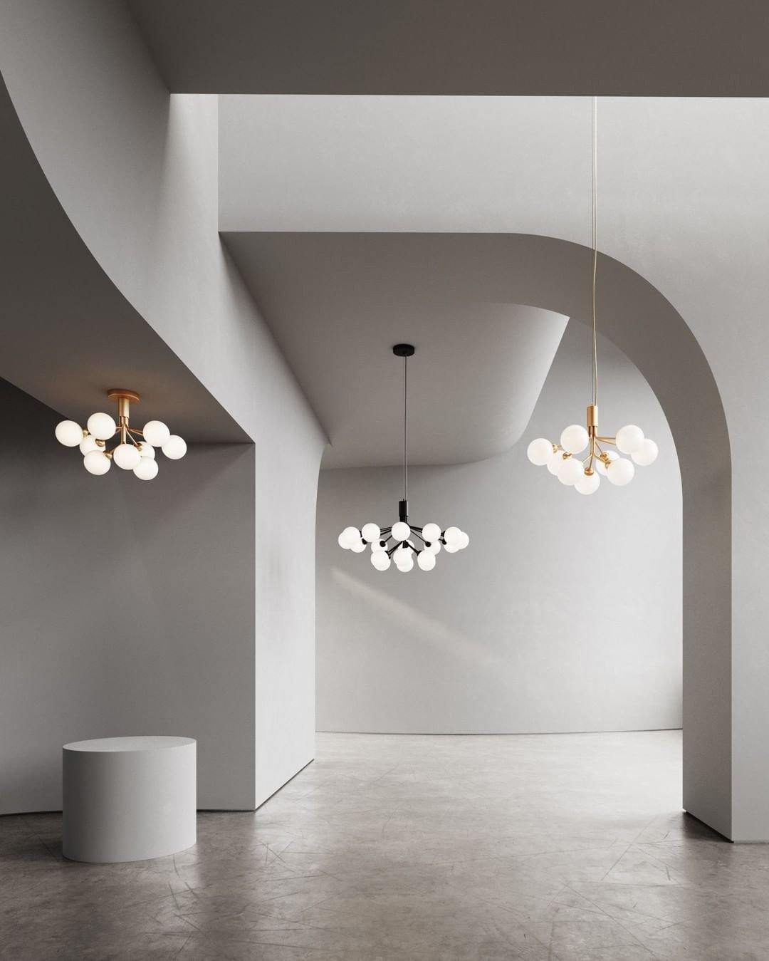 black chandelier