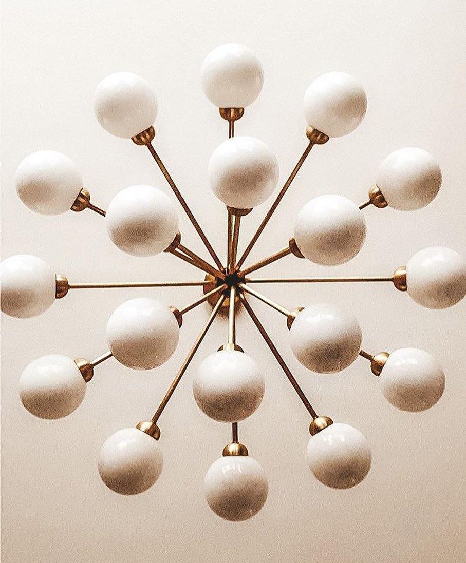 bubble light chandelier