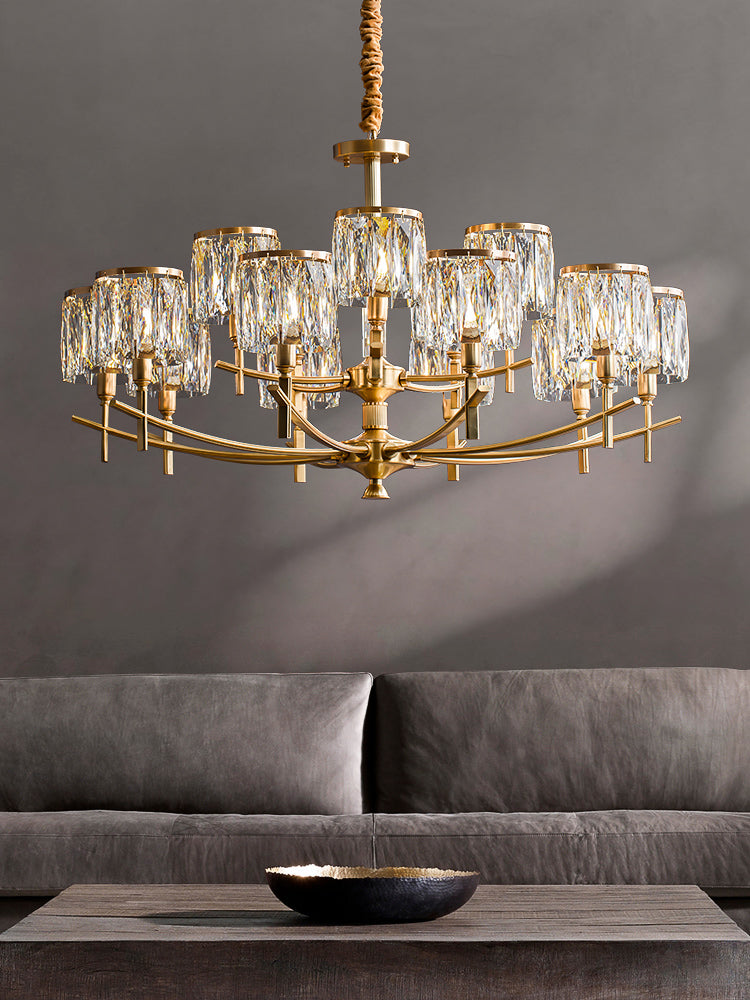 real crystal chandelier