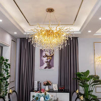 Thumbnail for gold chandelier modern