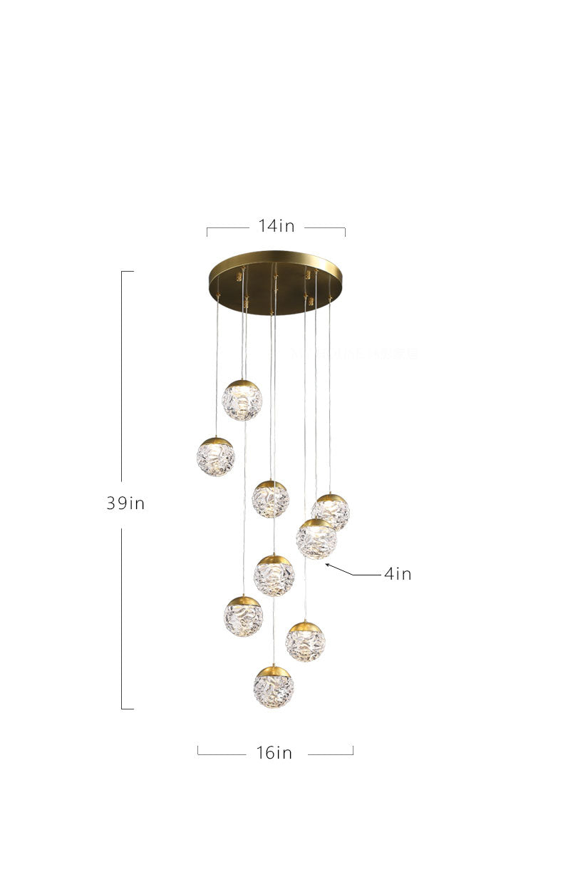 bubble chandelier