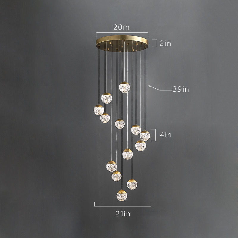 brass chandelier modern