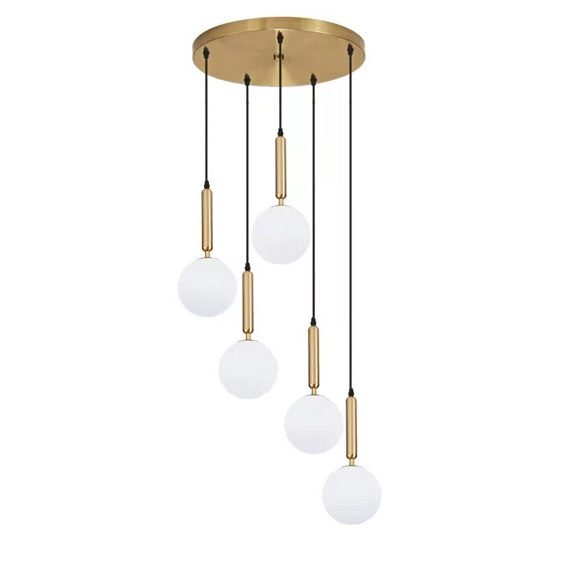 Modern Unique Bubble Ball Creative Staircase Chandelier