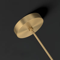 Thumbnail for clear blown glass bubble pendant lamp