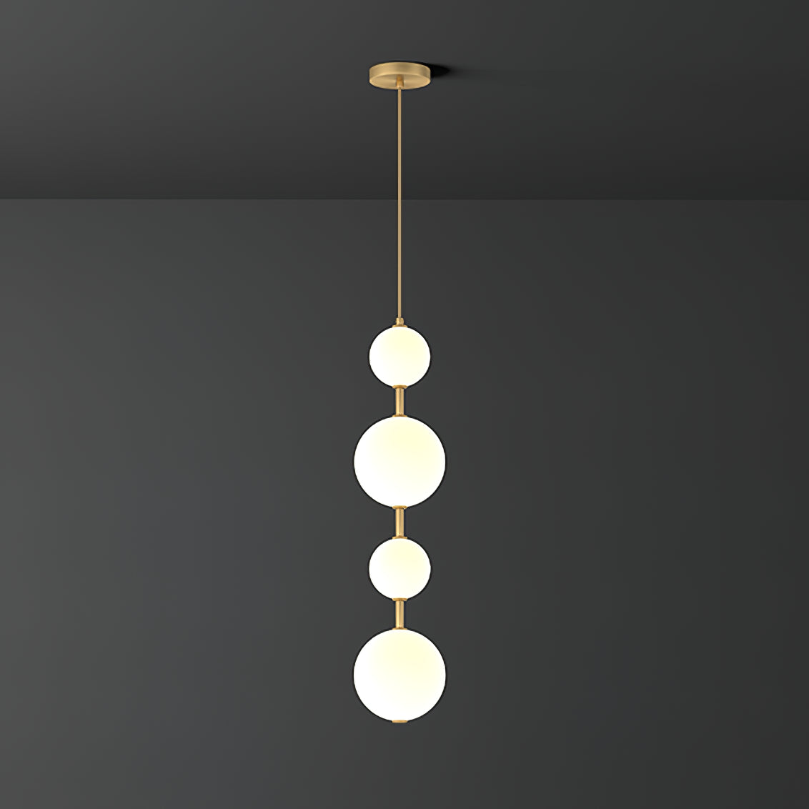 bubble ball chandelier