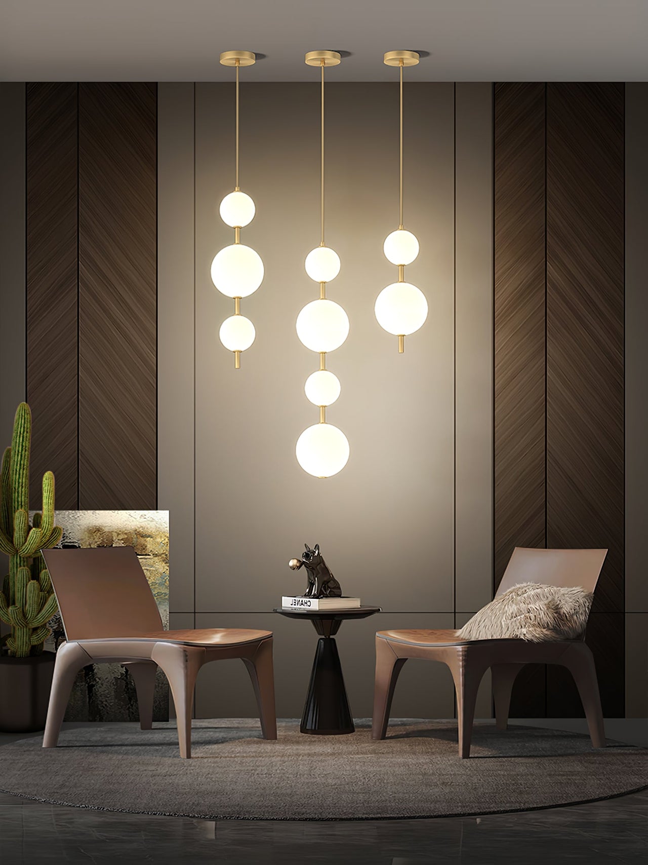 glass chandelier
